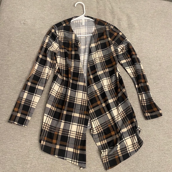 Plaid Cardigan - Picture 1 of 2
